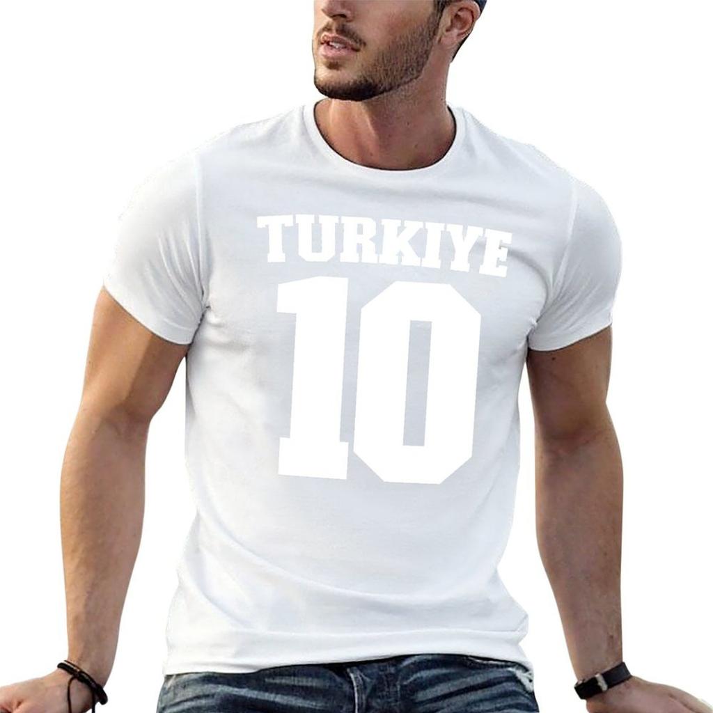 Турция 10 Türkiye Футболка футболка мужчина повседневная мужская футболка плотный хлопок Футболка