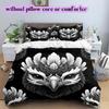 Black white animals Pattern Bedding,Quilt Set Quilt Cover Pillowcase Home Birthday Gift (1*duvet cover+2*pillowcase,without core)