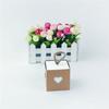 10Pcs Heart Vintage Kraft Paper Candy Gift Box Packaging Wedding Cardboard Box Cookie Bags Gift Bags Wrapping Supplies