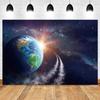 Space Universe Planets Galaxy Photo Backdrop Desert Starry Sky Scenery Birthday Party Portrait Home Decor Photography Background5