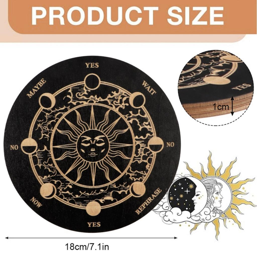Деревянная доска для гадания ведьм: Большое созвездие для инструментов для гадания и лозоходства
