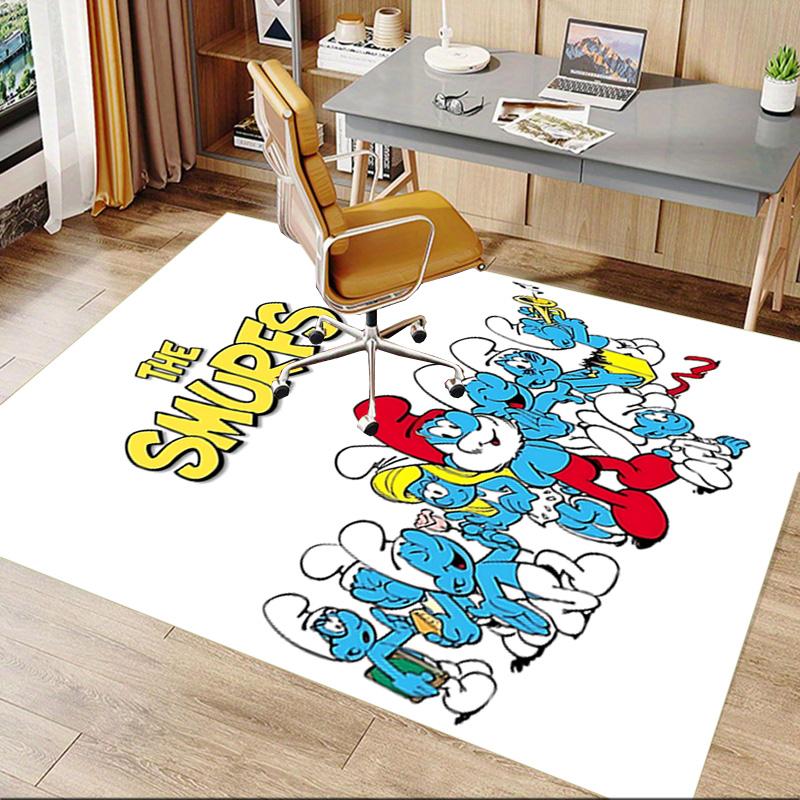 1pc Smurf Band Performance Carpet for Playroom Bedroom Living Room Sofa Home Decor,kids Game Area Rug Non-slip Floor Mat Y72399