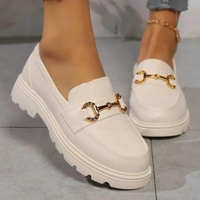 Женская обувь, хит продаж, модная повседневная универсальная обувь, верхняя одежда, ленивые мокасины на толстой подошве для женщин, Zapatos