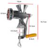 Household Grinder Sausage Stuffer Kitchen Tool Food Processor Stainless Steel Vegetable Chopper Manual Meat Grinder Handheld