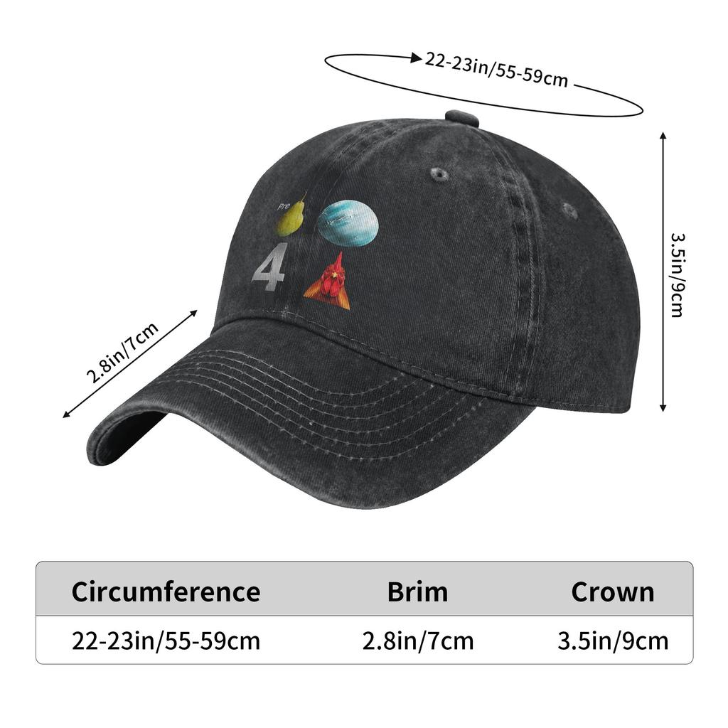 Preparing Uranus Sun Baseball Cap Fitted Retro Unisex Adult Washed Trucker Hat Adjustable Design Outdoor Sport Baseball Caps Gift