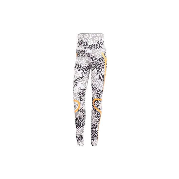 adidas Леггинсы для йоги и фитнеса X Stella McCartney с леопардовым принтом, женские леггинсы черного и белого цвета FU0709
