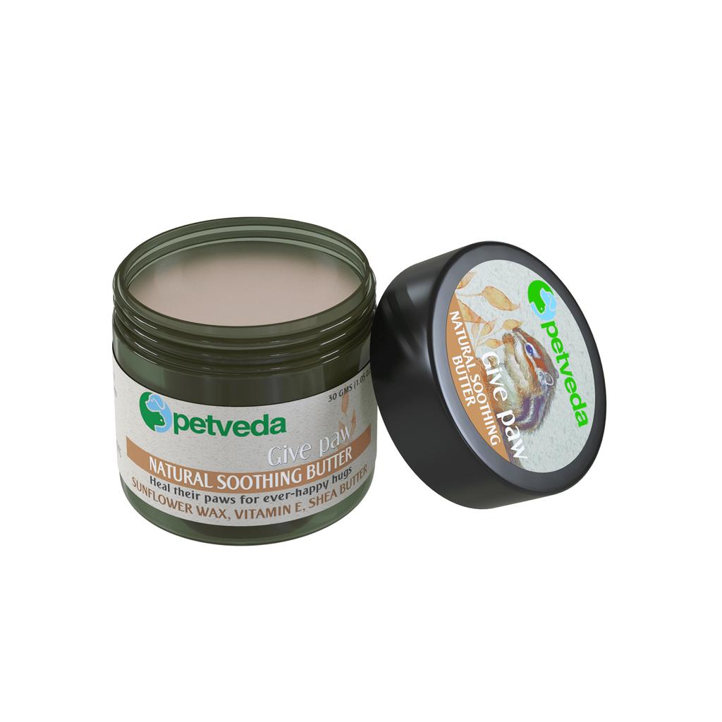 Масло для ухода за лапами (30 г), Natural Soothing Butter,  Petveda