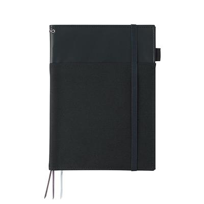 KOKUYO Чехол для купюры Systemic Ring Note, совместимый с B5, кожаный, черный, 40 штук, No-V683B-D