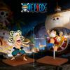 1 шт. Официальный набор статуэток для декора комнаты One Piece Луффи и Энель, Обязательный подарок для поклонников аниме на День святого Валентина, День рождения, Настольный