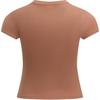 Under Armour Meridian SS25 Футболка женская с круглым вырезом, однотонная, приталенного кроя, с коротким рукавом, цвет мокко-розовый 6000341-696