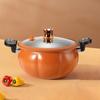 5L Orange Pumpkin Micro Pressure Pot Home Type Soup Pot Multifunctional Non Stick Pot Gas Stove Universal Soup Pot