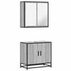 VidaXL Ensemble De Meubles De Salle De Bain 2 Pcs Sonoma Grey, Storage Cabinet, Bathroom Cabinet, Vanity Unit 3300888