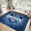 NSW Blues Design Crystal Velvet Carpet Cozy Non?Slip Printed Rug For Bedroom Living Room Entrance
