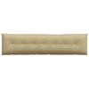 Back Cushion Gray Green 200 x 50 cm Cord Fabric