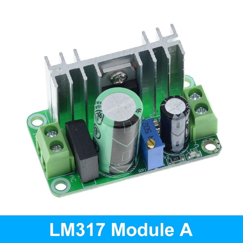 TZT LM317T DC-DC Регулируемый Преобразователь Понижающий Плата Модуль Линейный Стабилизатор Источник Питания с фильтром-выпрямителем