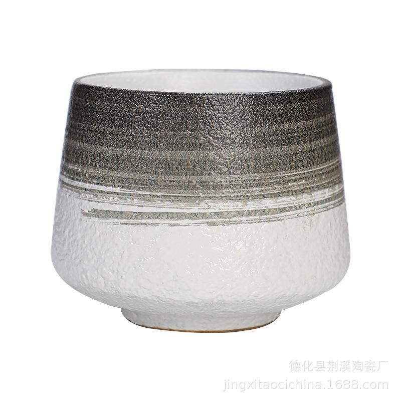Kiln Cup Retro Teacup Ceramic Personal Cup Coarse Pottery Teacup Creative Ceramic Cup Espresso Cup