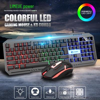 Проводная игровая клавиатура и мышь Lemei T25 для настольного компьютера и ноутбука