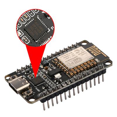 Серийный модуль Wi-Fi ESP8266 для устройств управления интеллектуальной автоматизацией CP2102 NodeMCU Lua V3 Плата разработки Интерфейс Type-c