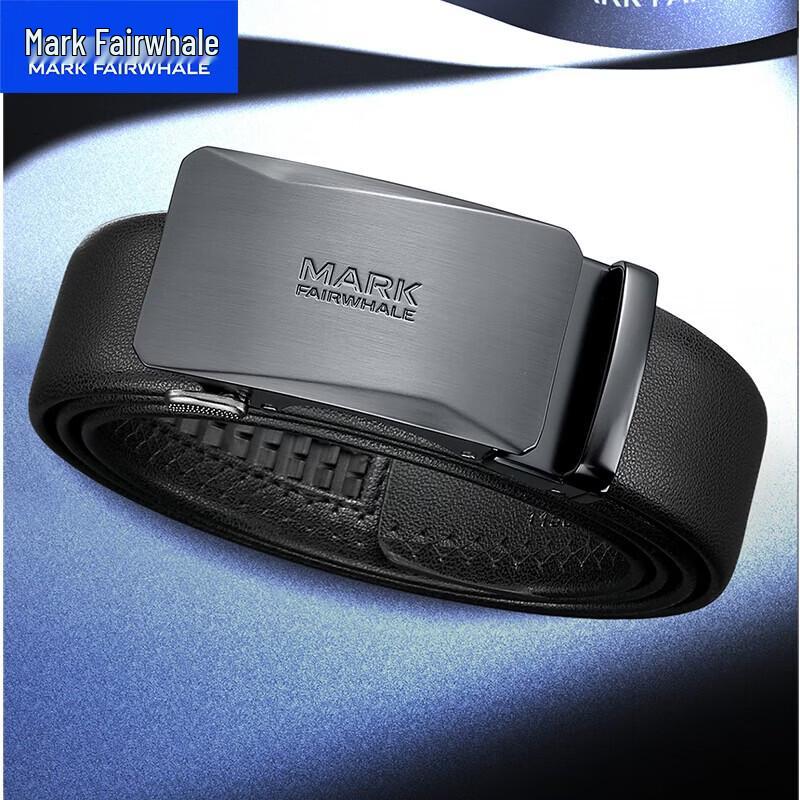Mark Fairwhale Men's Automatic Buckle Leather Belt