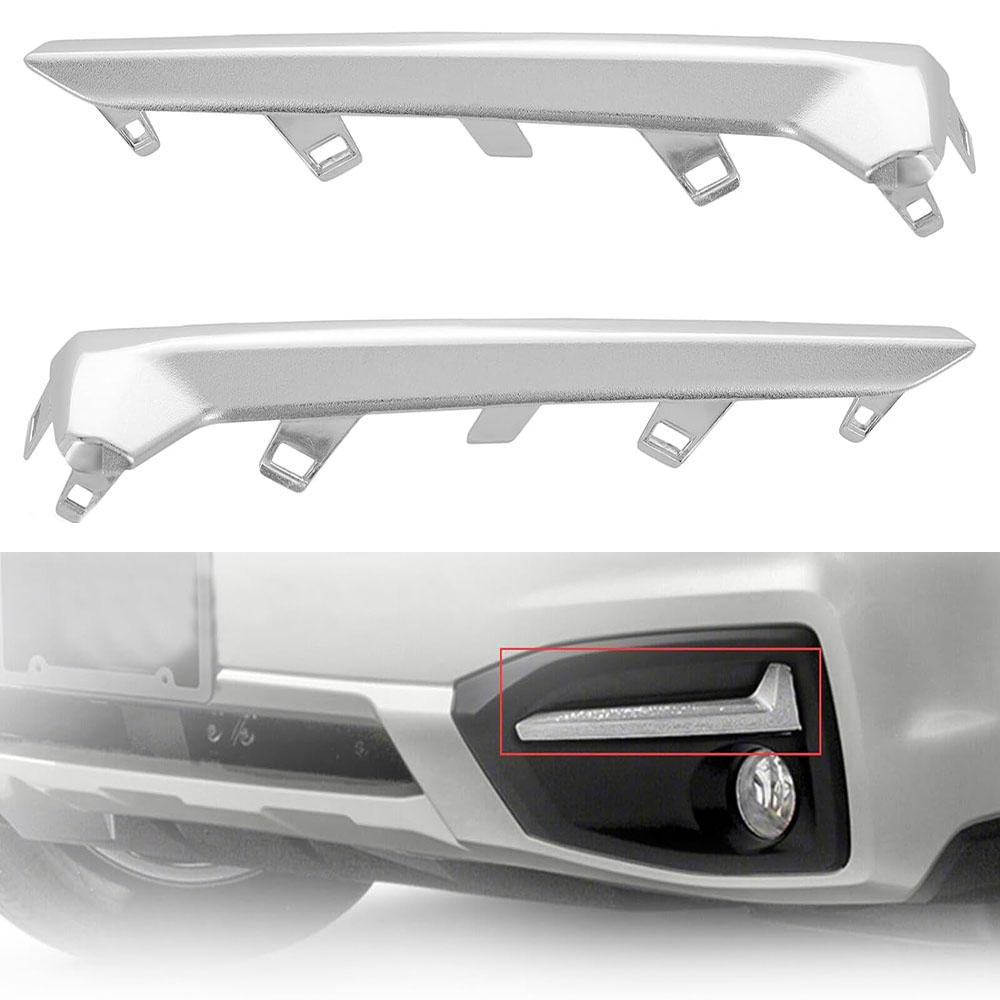 Передняя левая правая накладка молдинг бампера для Subaru Forester 2017 2018