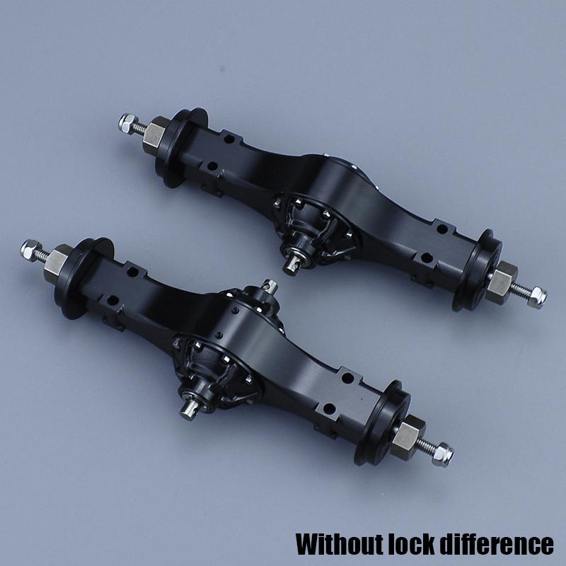 1:14th Scale Metal Rear Axle Rear Through Axle without Lock for Tamiya RC Truck SCANIA 770S R620 VOLVO BENZ Arocs MAN TGX Car