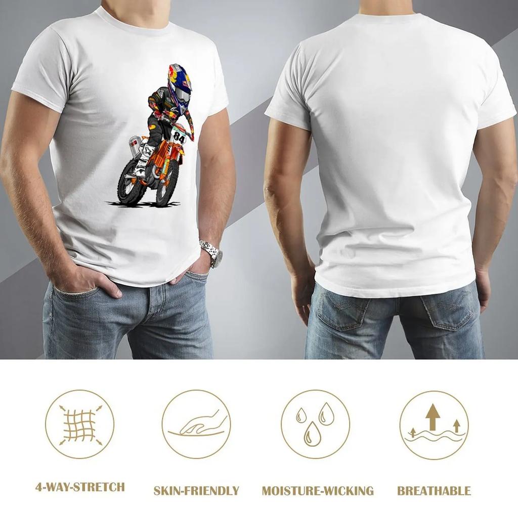 Футболка Motocross Rider 84 For Sale, креативная футболка Harajuku Motion Humor Aactivity Competition, размер США