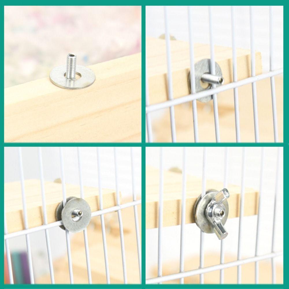 Износостойкая деревянная подставка для домашних животных, трамплин для хомяка, попугая, кореллы