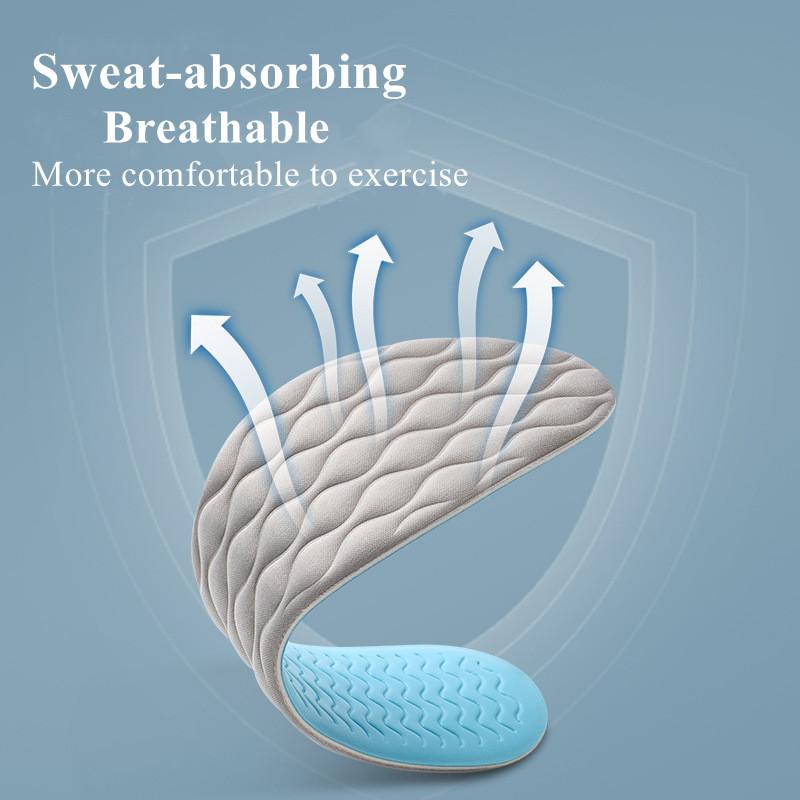 Латексные массажные стельки для обуви, удобные дышащие, поглощающие пот, дезодоранты, амортизирующие мужские и женские подушечки для обуви № 8