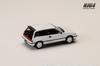 Hobby Japan HJ64 1/64 Scale Honda Civic (Automatic Transmission) Late Version with Genuine Optional Parts, White, Finished Model, HJ643029W