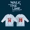 Предзаказ Футболка с длинным рукавом ENHYPEN Мировой тур по США WALK THE LINE L/S