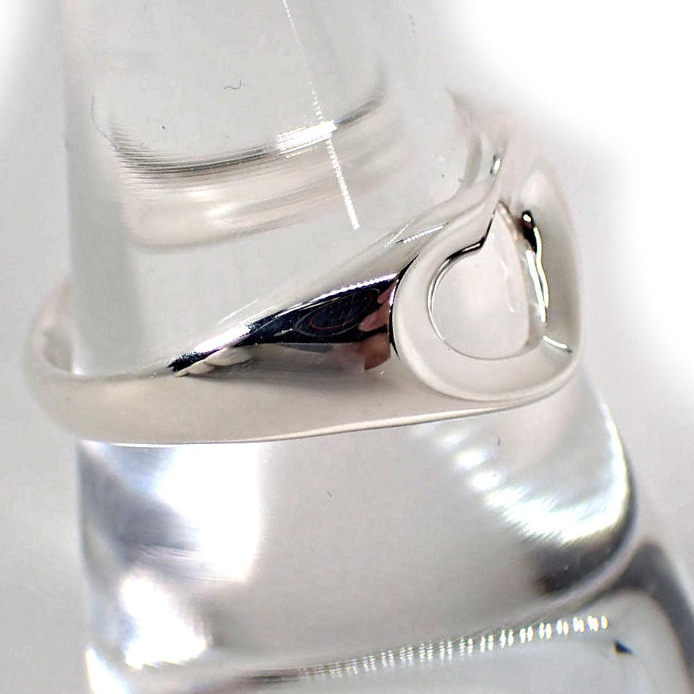 [Used] TIFFANY 925 Open Heart Ring / Size 13 / J5-1