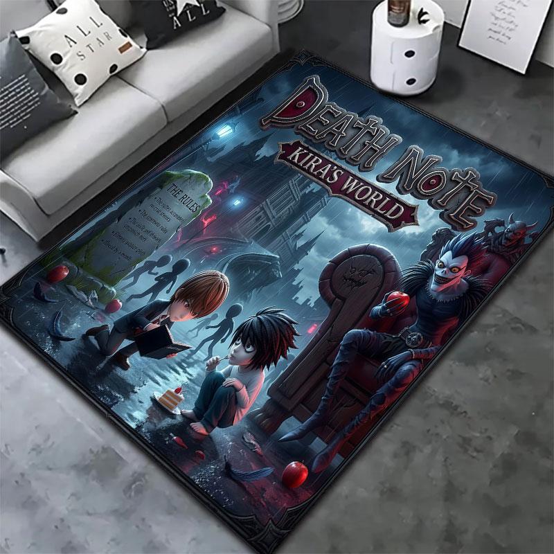Death Note Carpet Rug For Living Room Bedroom Home Sofa Decoration Kids Play Nonslip Floor Mat