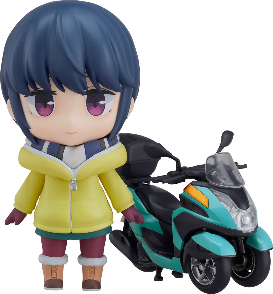 Nendoroid Shima Rin Bike Пластиковая окрашенная подвижная фигурка G12909 Yurucamp Трехколесная версия. Немасштабируемый