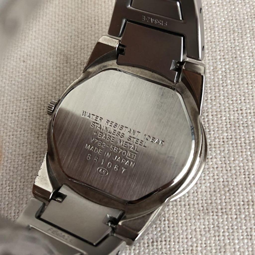 [Б/У] Винтажные кварцевые часы Seiko Alba AKA V782-5B70