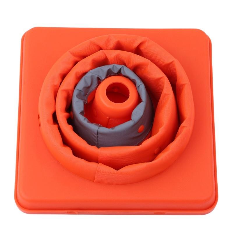 Folding Collapsible Light Up Traffic Multi Purpose Pop Up Reflective Safety Cone