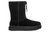 UGG Классические короткие ботинки с молнией и логотипом 'Черные' Женские 1144035-BLK