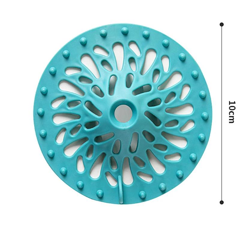 Silicone Kitchen Sink Shower Filter Hair Catcher Drain Cover Stopper Sink Strainer Drainer Floor Drain Bathroom Accessories