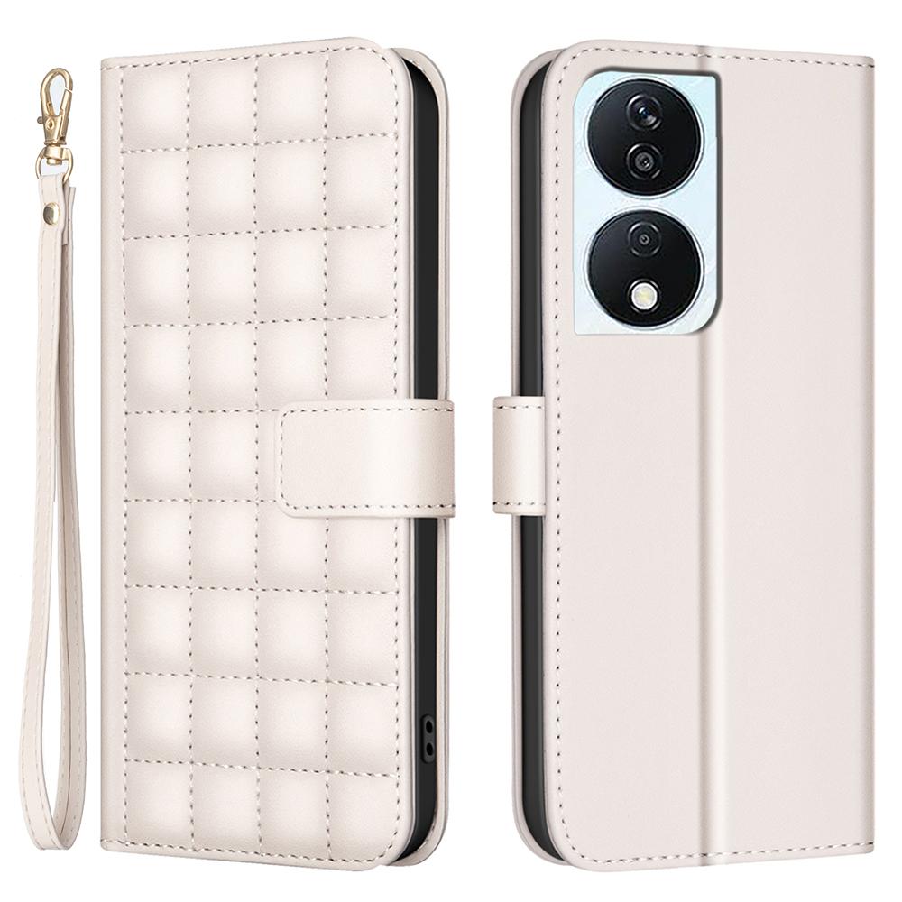 For Honor 90 Smart/X7b 4G Case Leather Phone Cover Magnetic Clasp