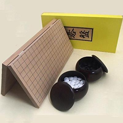 Доска для игры в го Shin Katsura 7 Go Go stone новая сосна 10 мм и пластиковая миска из ценных пород дерева Go bowl set No. доска, (приблизительно. толстый), очень большой