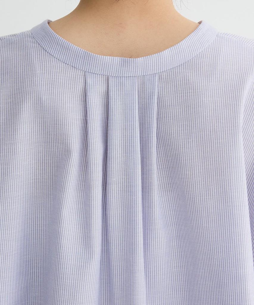 Green Parks Casual Blend French Sleeve Skipper Shirt Women's Cotton-Linen