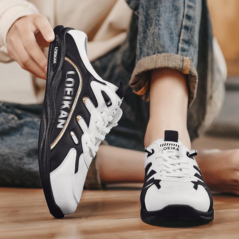 Мужская спортивная обувь, летние сандалии, тапочки, сабо, мюли с открытой спиной, повседневная обувь, кроссовки больших размеров для студентов, большие размеры