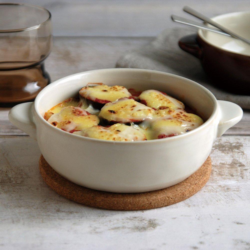 Kinto Hokkuri Round Gratin 23077 White (KINTO)