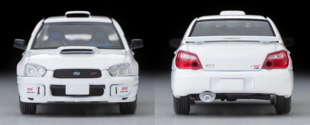 TOMYTEC Tomica Limited Vintage Neo Subaru Impreza WRX STi spec C White 2003 Готовый продукт 332701 1/64 LV-N337a