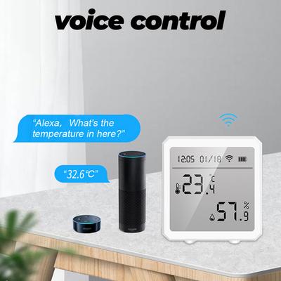 ЖК-экран Беспроводной Граффити Wi-Fi Интеллектуальный Датчик Температуры и Влажности Комнатный Гигрометр Термометр