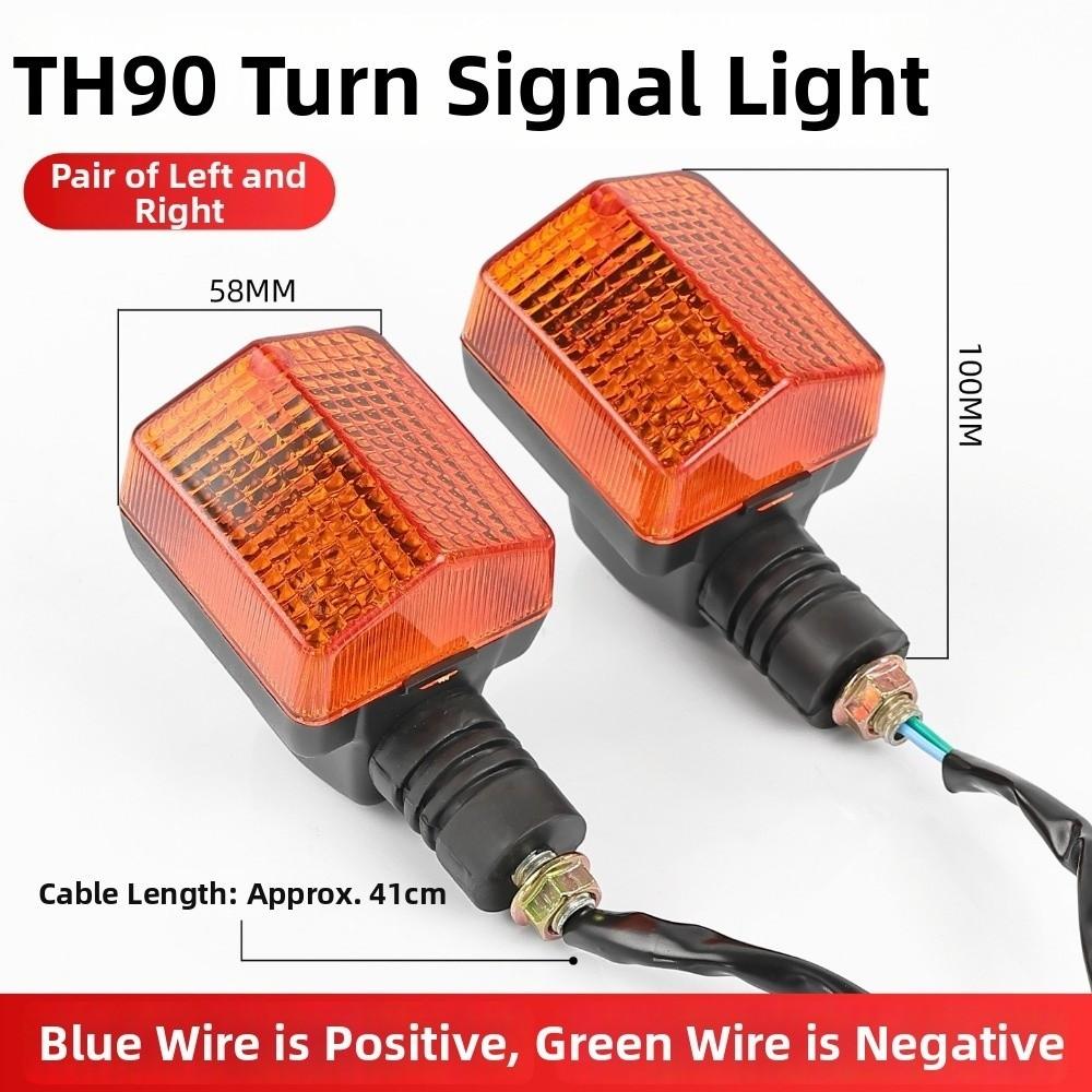 1pair Classic Motorcycle Accessories Red Light Scooter Stop Signal New Moto Turn Signal Lights