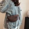 Niche Bag Women'S Fashion High-End Single Shoulder Messenger Bag Retro Underarm Saddle Bag