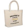 Sac De Plage - PLANETEE - Design Humour « Propriété Du Meilleur Créateur » - Coton - Grande Contenance - Imprimé En France