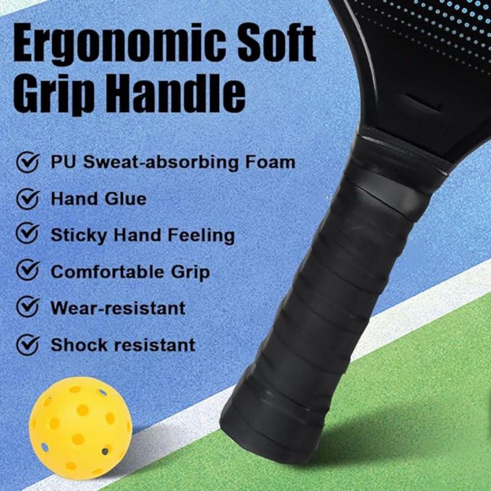 Нескользящие ракетки для пиклбола с ребристой ручкой, тренировочное оборудование для пиклбола, ракетка для пиклбола для детей