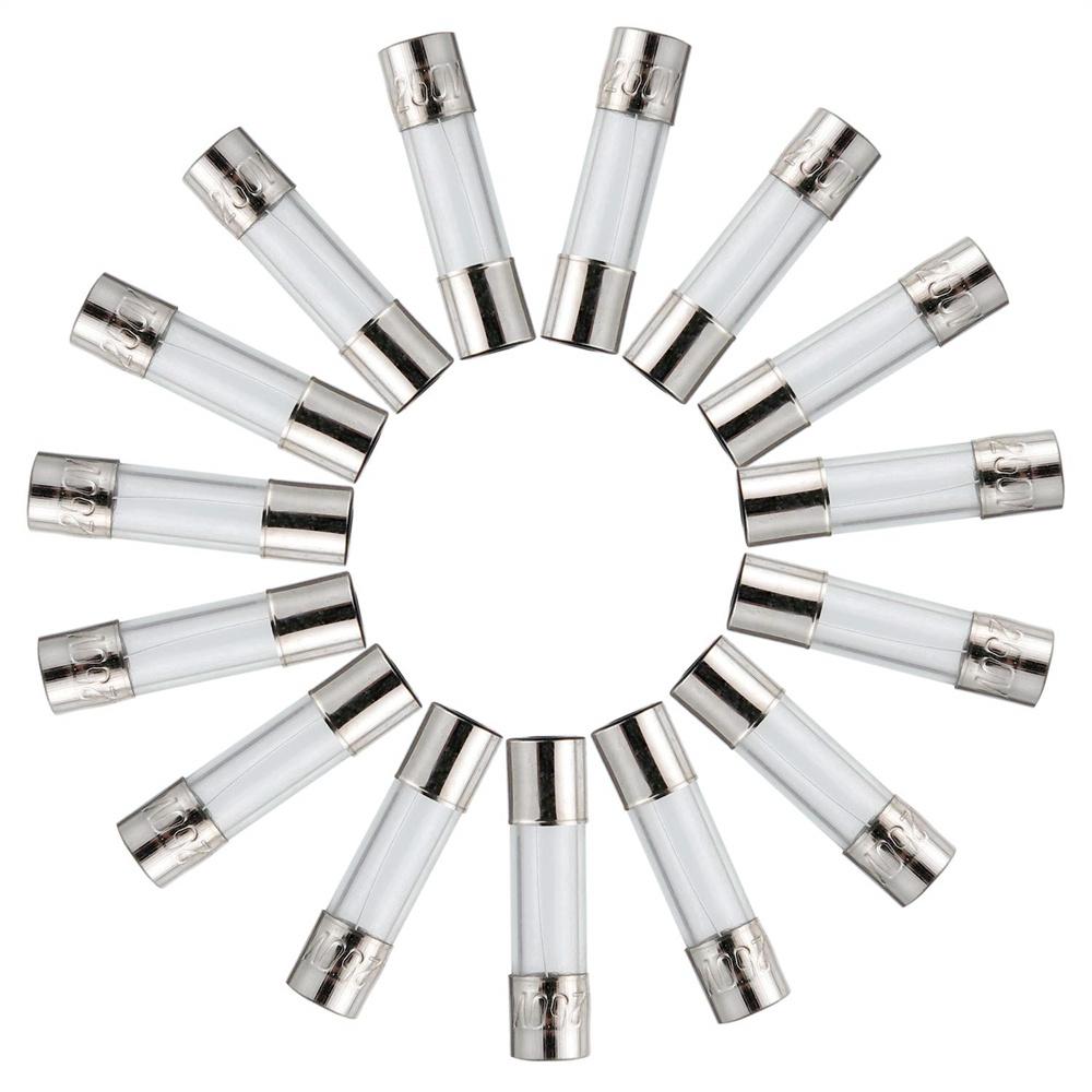 300pcs Fast-Blow Glass Fuses Assortment Kit 5x20mm 250V 0.1 0.2 0.25 0.5 1 1.5 2 3 4 5 8 10 12 15 20A amp packag in Plastic Box
