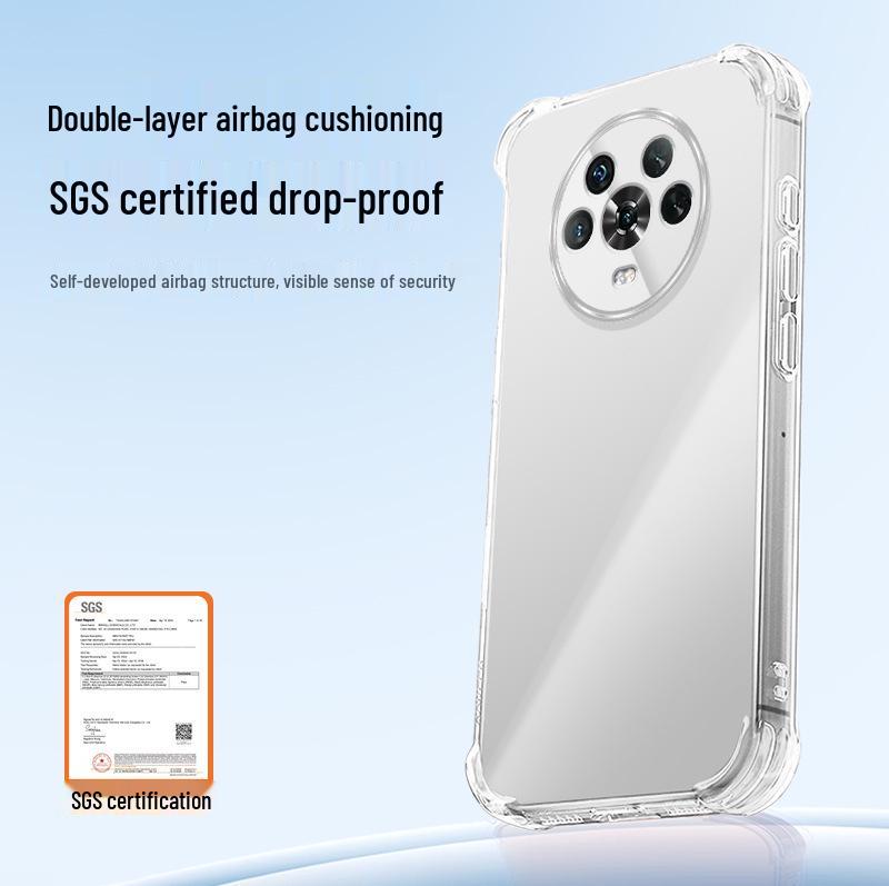 Прозрачный чехол с защитой углов-подушек от падения Honor Magic 4 для Magic 4 Pro/Ultimate Edition
